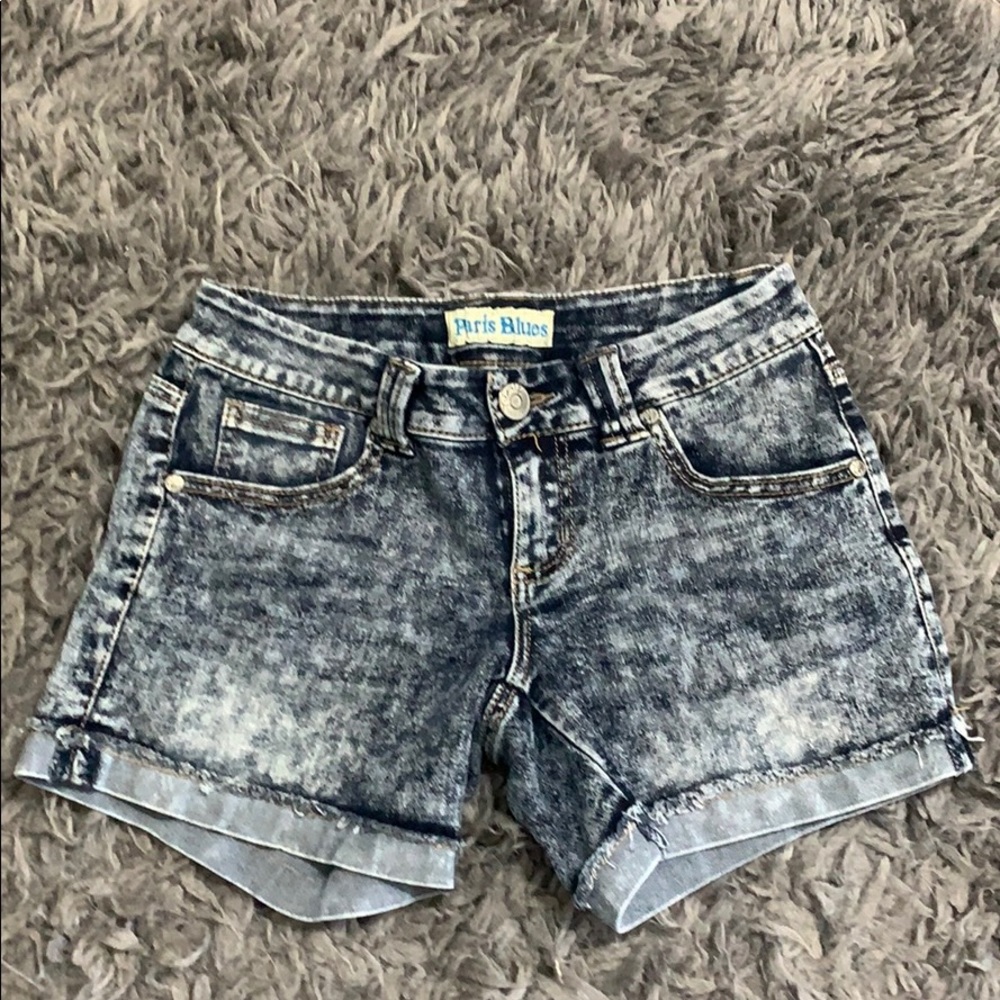 Paris blues shorts